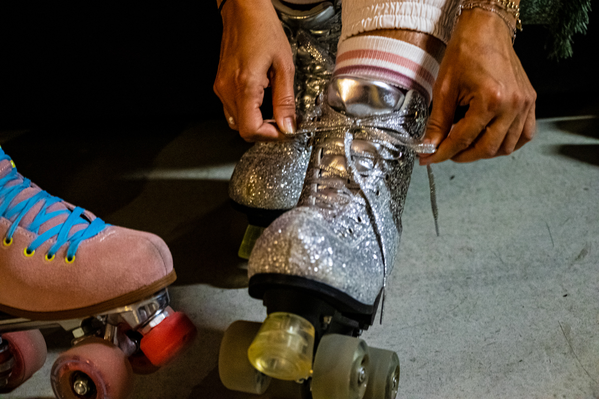 Doações de equipamento de patinagem para a Lisbon by Roller em Lisboa